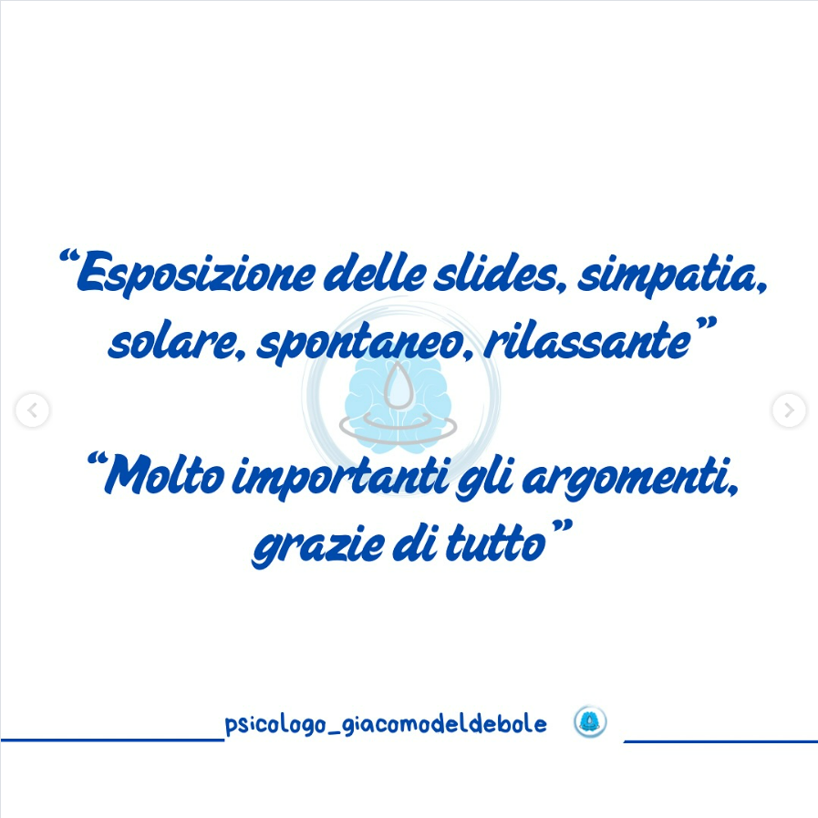 Feedback su Instagram